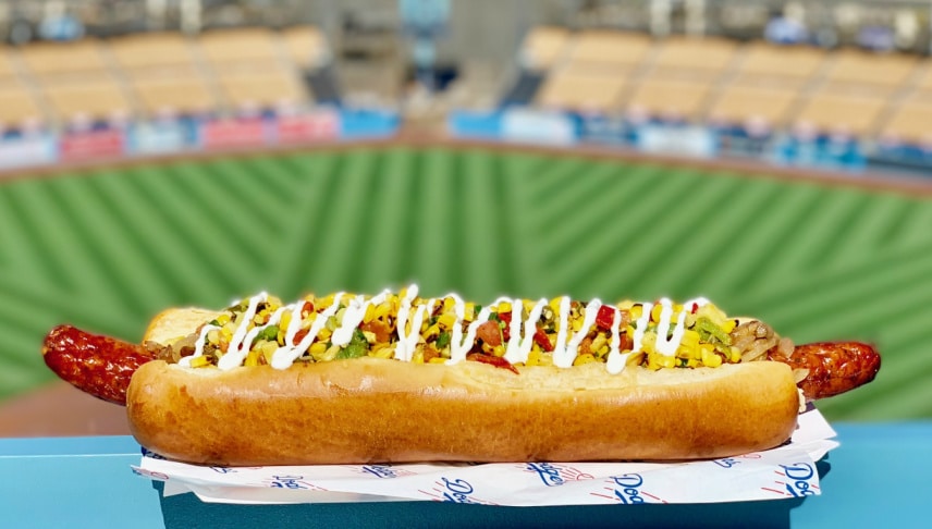 you-can-now-buy-an-enormous-16-inch-hot-dog-at-dodger-stadium-secret