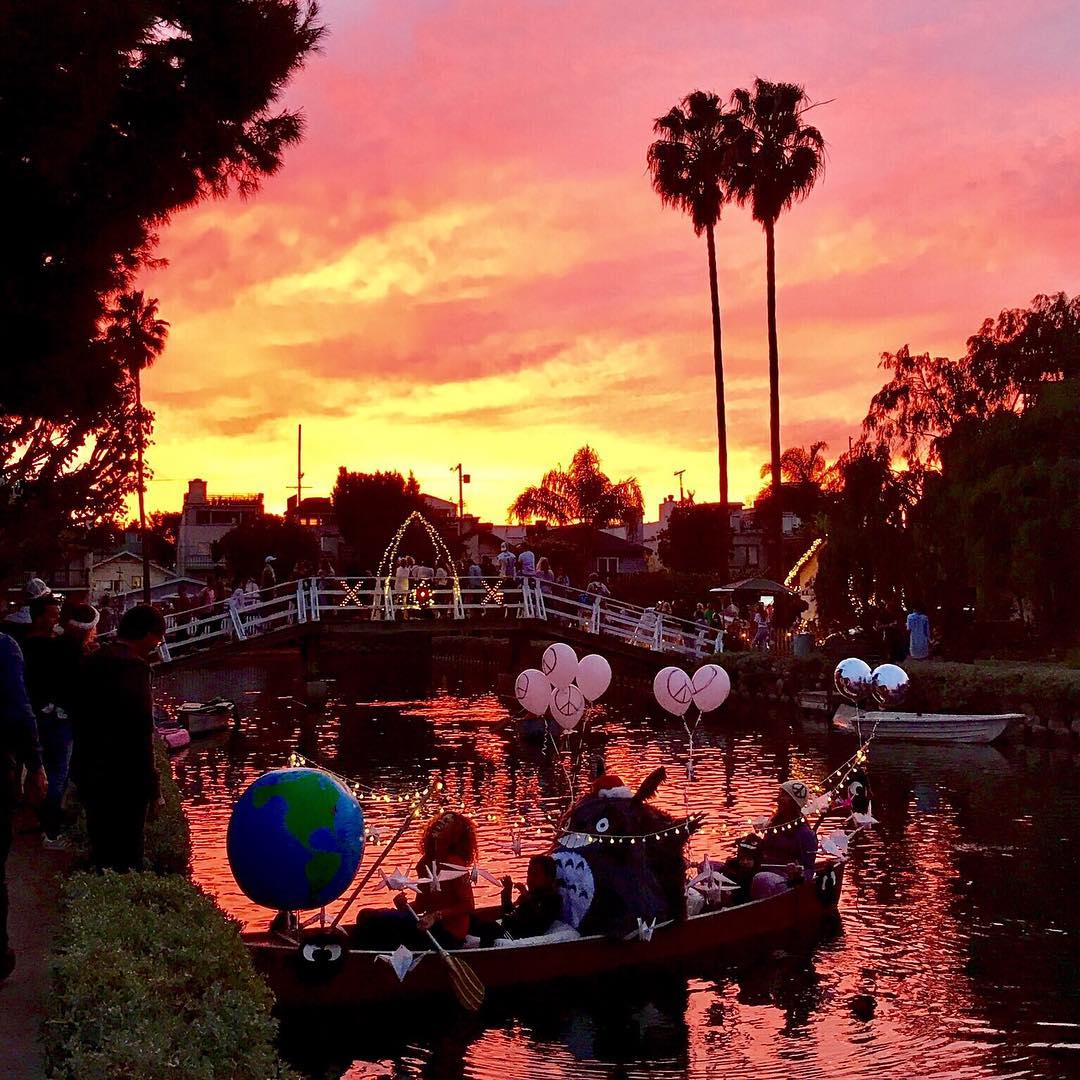 The Venice Canals Annual Holiday Boat Parade Takes Float This Saturday