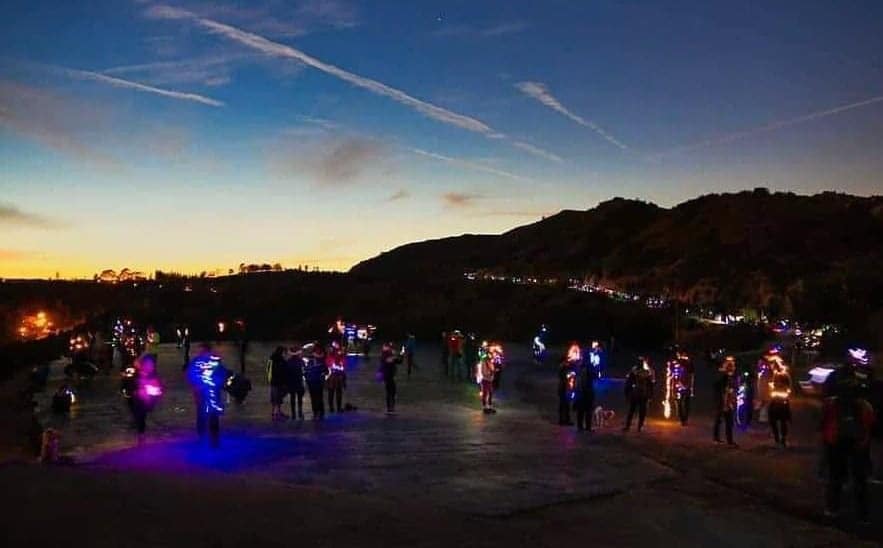 Locals Are Embarking On A Holiday Festival Of Lights Hike At Griffith