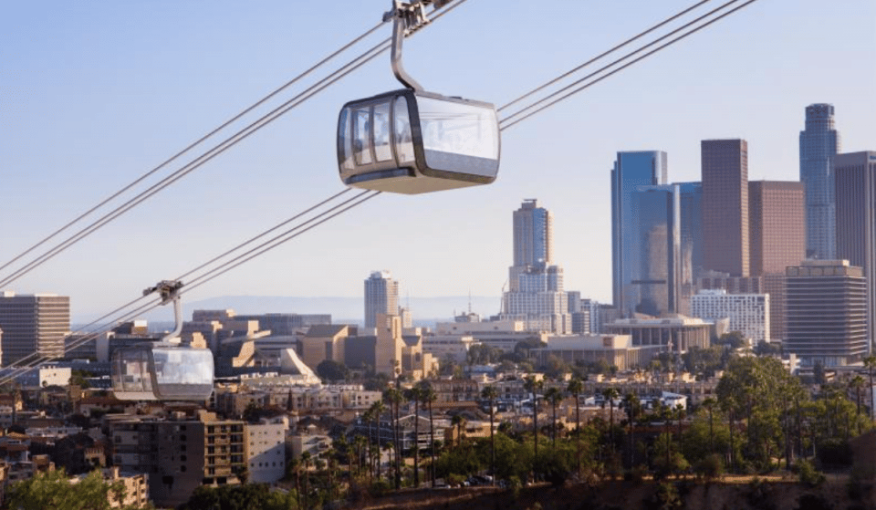 New Renderings Of Gondola Lift From DTLA To Dodger Stadium Unveiled