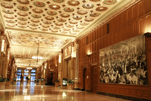 The Biltmore Hotel's lobby