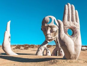 This Enigmatic 28ft Sculpture Has Landed In A Joshua Tree Oasis