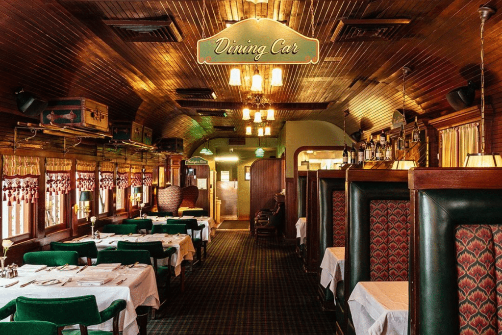 Interior Of Pacific Dining Car