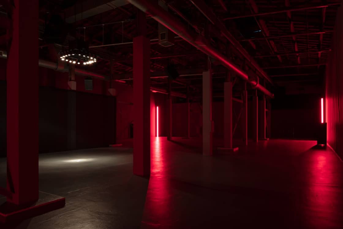Installation view of Carl Craig: Party/After-Party at The Geffen Contemporary at MOCA.