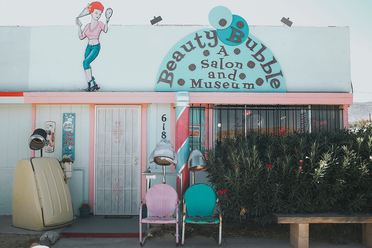 This Retro Hair & Beauty Museum In Joshua Tree Is Also A Functioning