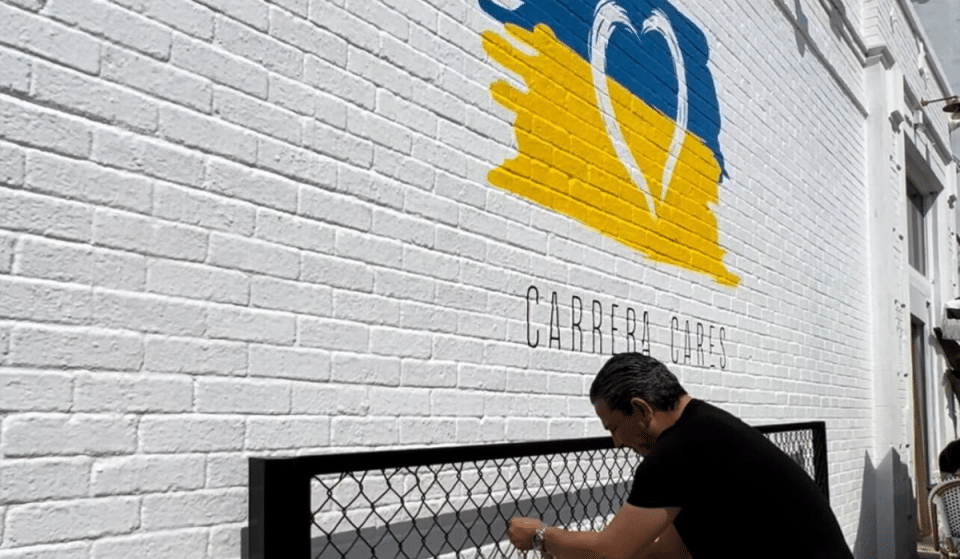 Carrera Cafe Is Raising Funds For Ukraine With A Unique Installation