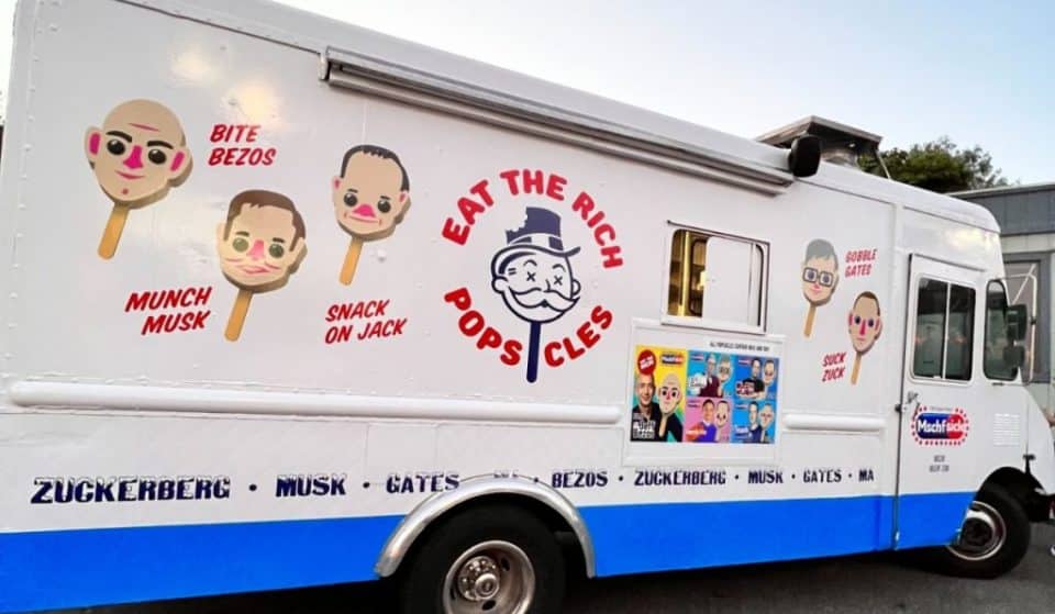 MSCHF Invites You To “Eat The Rich” At Their Ice Cream Truck Pop-Up