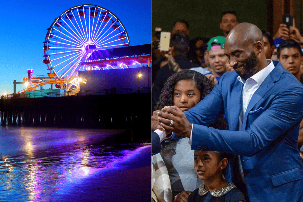 Santa Monica Pier Pacific Wheel Lights Up In Honor Of Kobe Day 2022