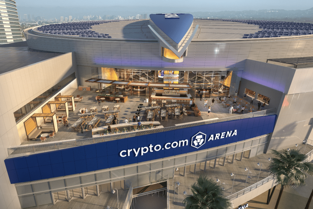 Rendering of Crypto.com Arena City View Terrace | AEG