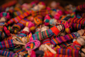 Quitapenitas- colorful Guatemalan Worry Dolls