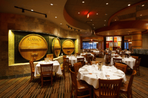 Interior dining of Fogo de Chao in Beverly Hills