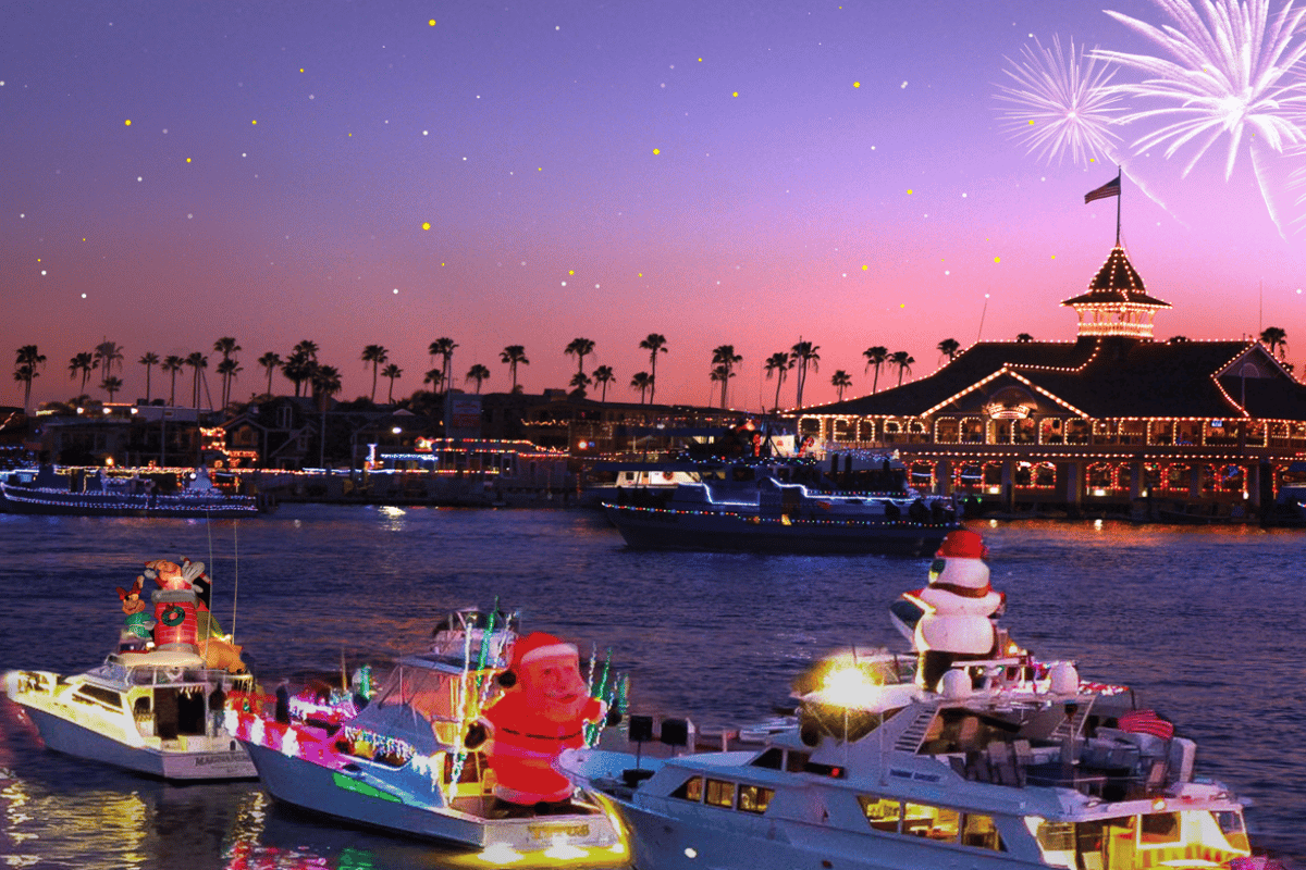 Witness Newport Beach Illuminate With The Annual Boat Parade