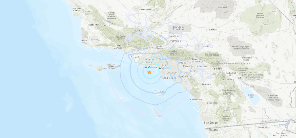 Malibu Experienced A 4.2 Magnitude Earthquake This Morning