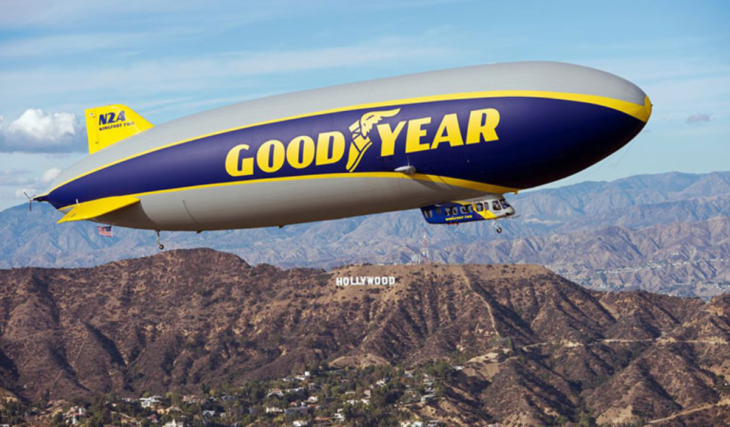 Where To Catch The Goodyear Blimp Floating Around Los Angeles