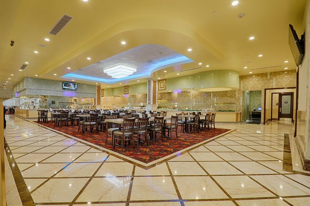 interior shot of buffets dinning room in Orange County