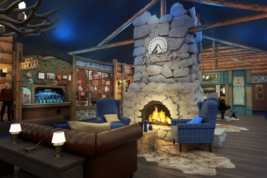 Warm Up With Your Favorite Shows At This Pop-Up Paramount+ Lodge In Mammoth Resort