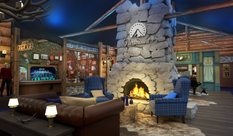 Warm Up With Your Favorite Shows At This Pop-Up Paramount+ Lodge In Mammoth Resort
