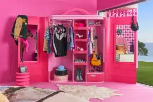 Barbie's malibu DreamHouse, Ken's Closet | Image courtesy of Airbnb