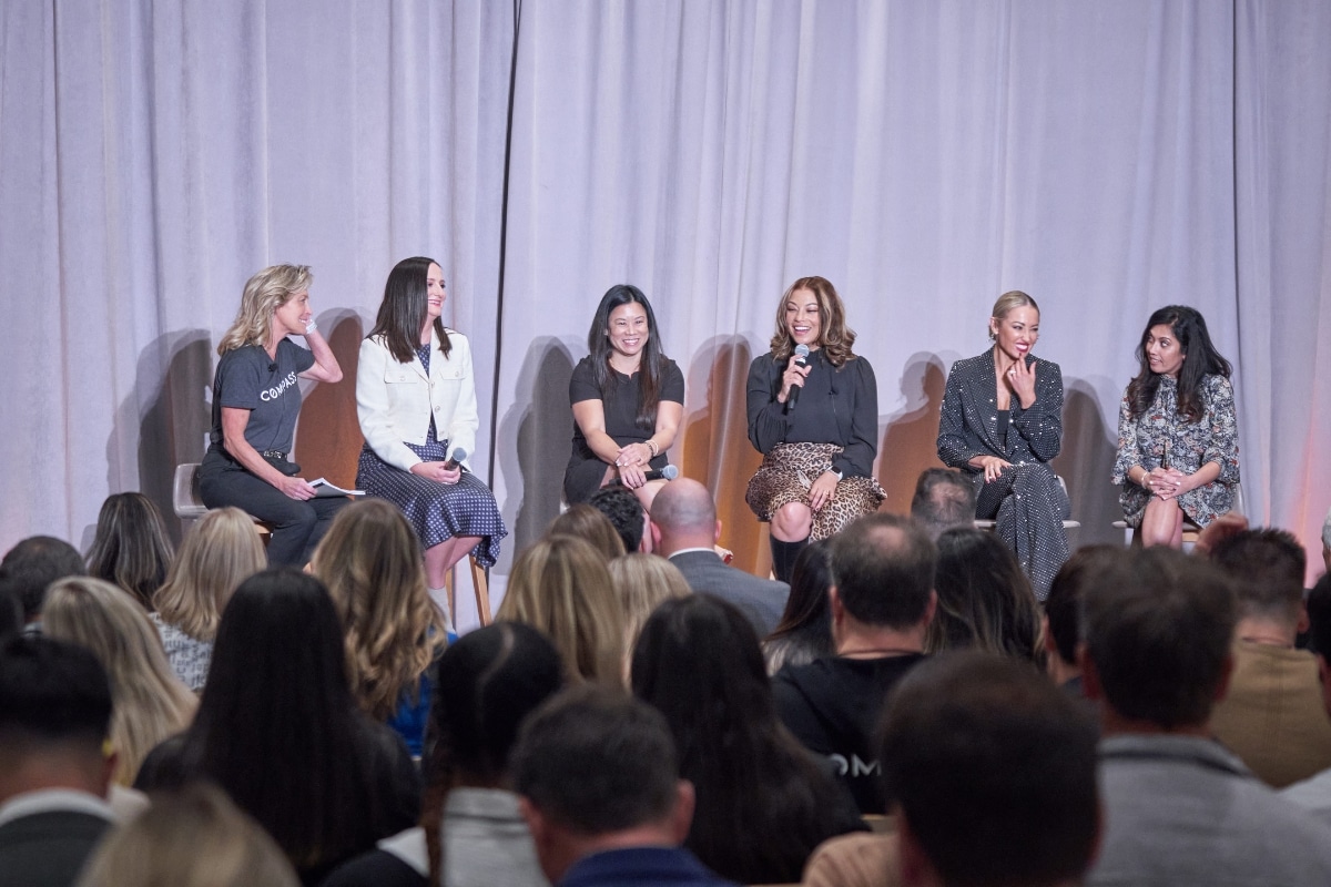 A panel of women discuss real estate