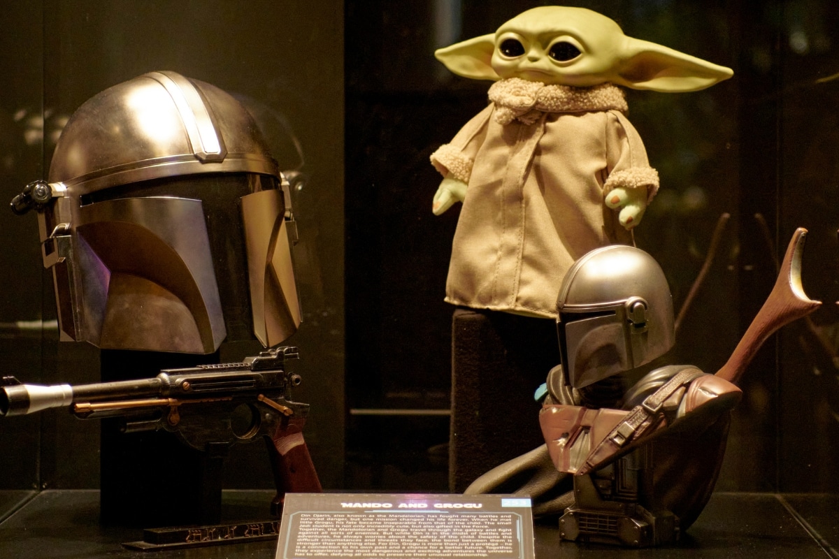 Collectibles and figures at Star Wars convention The Fans Strike Back