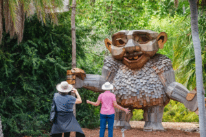 South Coast Botanic Garden Trolls by Thomas Dambo
